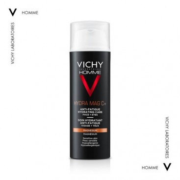 Vichy Homme Hydra Mag C+ 50ml | Ανδρική Κρέμα Προσώπου για Ευαίσθητες Επιδερμίδες Προσώπου & Ματιών