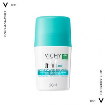 Vichy Deodorant  Anti-marks Roll-On 48h 50ml |Αποσμητικό Κατά Λευκών & Κίτρινων Σημαδιών - 48h Προστασία