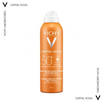 Vichy Capital Soleil Invisible Protective Mist 200ml | Αντηλιακό Ενυδατικό Mist Σώματος
