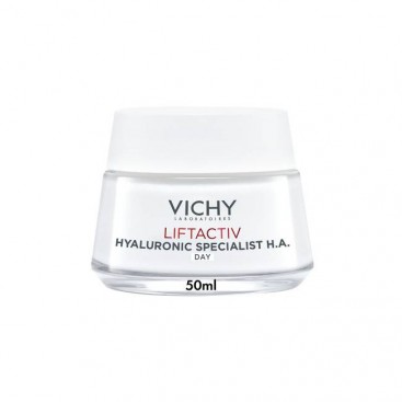 Vichy Liftactiv Hyaluronic Specialist H.A Cream Dry Skin 50ml | Κρέμα Ημέρας για Ενίσχυση του Υαλουρονικού Οξέος, Ενάντια στα Πρώτα Σημάδια Γήρανσης, Ξηρή επιδερμίδα