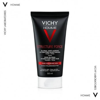 Vichy Homme Structure Force 50ml | Αντρική Αντιρυτιδική Κρέμα Προσώπου & Ματιών