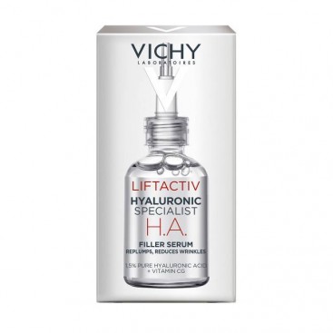Vichy Liftactiv Hyaluronic Specialist H.A. Filler Serum, 30ml | Oρός Προσώπου για Ενίσχυση του Υαλουρονικού Οξέος, Ενάντια στα Πρώτα Σημάδια Γήρανσης
