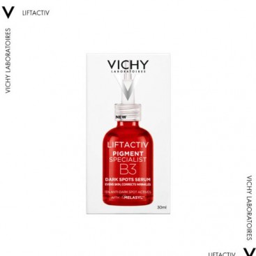 Vichy Liftactiv Pigment B3 Serum ,30ml | Ορός Προσώπου Ενάντια σε Όλους τους Τύπους Κηλίδων και Ανομοιόμορφο Χρωματικό Τόνο.