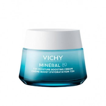 Vichy Mineral 89 72h Moisture Boosting Cream 50ml | 72ωρη Ενυδατική Κρέμα Προσώπου για κάθε Τύπο Επιδερμίδας 