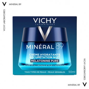 Vichy Mineral 89 Moisture Recovery Night Cream 50ml | Κρέμα Νύχτας Αποκατάστασης της Ενυδάτωσης 