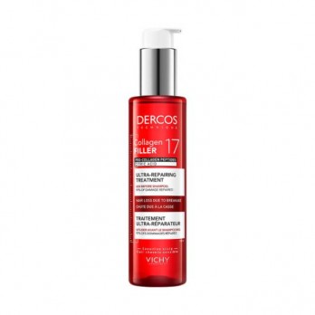 Vichy Dercos Collagen 17 Filler Pre-Shampoo,150ml | Θεραπεία πριν από το Σαμπουάν για Δράση κατά της Τριχόπτωσης και της Θραύσης των Μαλλιών