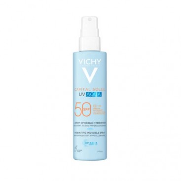 Vichy Capital Soleil UV-AQUA Spray SPF50 200ml | Ενυδατικό Spray Γαλάκτωμα Σώματος