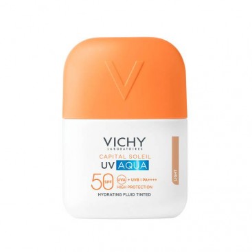 Vichy Capital Soleil UV-AQUA SPF50 Tinted 50ml | Λεπτόρρευστο Ενυδατικό Αντηλιακό Προσώπου Με Χρώμα