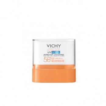 Vichy Capital Soleil UV-AQUA Invisible Stick SPF50 10ml | Αόρατο Αντηλιακό Στικ Προσώπου και Χειλιών 
