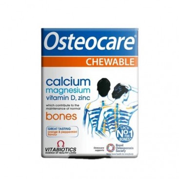Vitabiotics Osteocare  30chew. tabs | Συμπλήρωμα Διατροφής για την Υγεία των Οστών