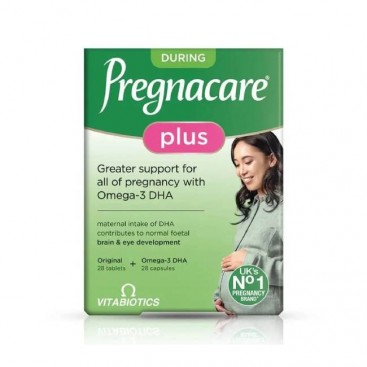 Vitabiotics Pregnacare Plus 2x28tabs | Ολοκληρωμένη Διατροφική Υποστήριξη για την Εγκυμοσύνη