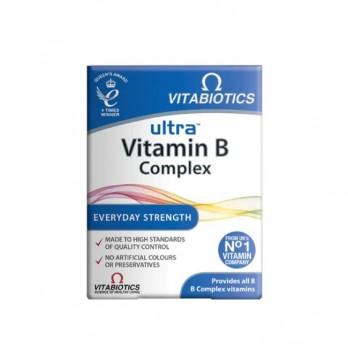 Vitabiotics Ultra Vit B Complex 60tabs | Συμπλήρωμα Διατροφής με Βιταμίνες του Συμπλέγματος Β