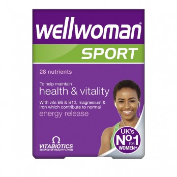 Vitabiotics Wellwoman Sport & Fitness 30tabs | Πολυβιταμίνες Ειδικά Σχεδιασμένες για Γυναίκες που Αθλούνται.