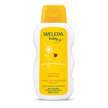 Weleda Baby Oil Calendula 200ml | Λάδι Περιποίησης Καλέντουλας Ιδανικό για Μασάζ 