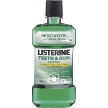 Listerine Teeth & Gum Defence Στοματικό Διάλυμα 500ml